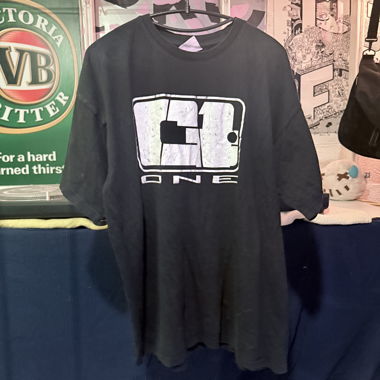 Black Printed T‑Shirt G-ONE DAWOOD 80