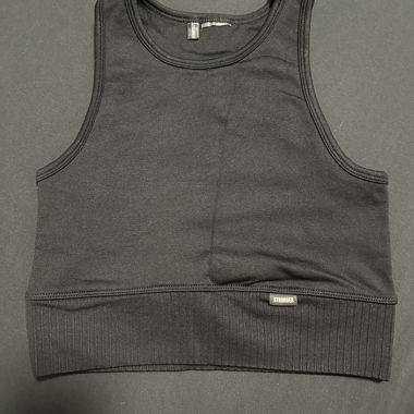 Stronger Black Sports Bra