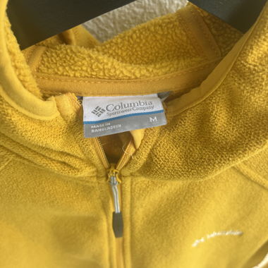 Giacca in pile Columbia con cappuccio M