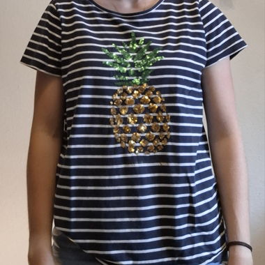 T-shirt con ananas