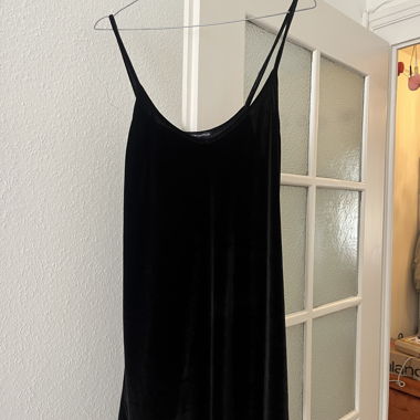 Abito slip nero