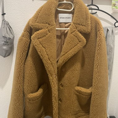 Faux fur coat