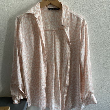 ZARA-Hemd rosa mit Print