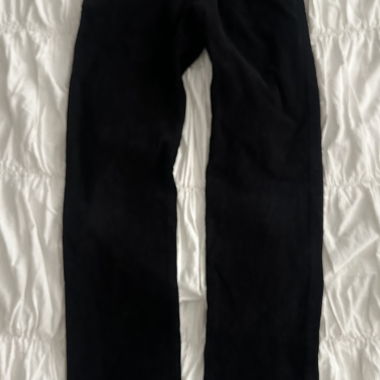 Pantalon en velours côtelé noir