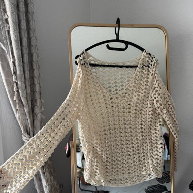 Pull crocheté taille S/M