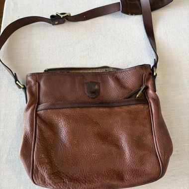 Brown Leather Crossbody Bag