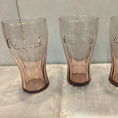 2007/2008 McDonald's Coca Cola Glas 3 Classic Pink