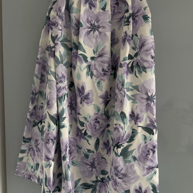 Floral A-line skirt