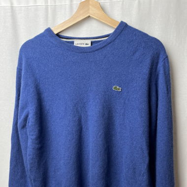 Pull Lacoste bleu 