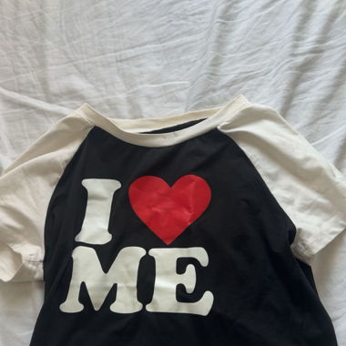 I Love Me Raglan Top