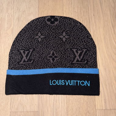 Louis Vuitton blue beanie