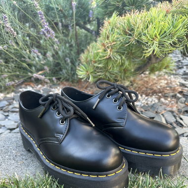 Dr. Martens 1461 smooth leather platform shoes