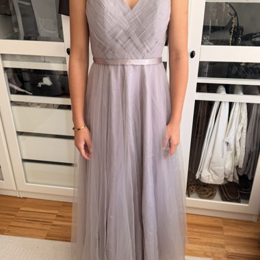 Robe de soirée ample en lavande