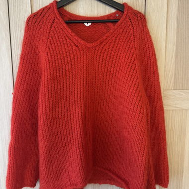 Maglione Arket rosso in mohair