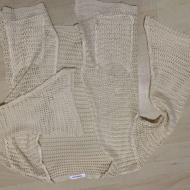 Beige Chunky Knit Cardigan