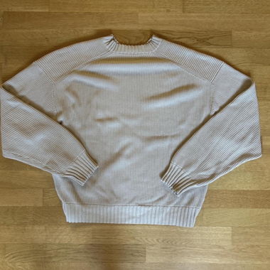 Maglione in maglia Velour Garments crema