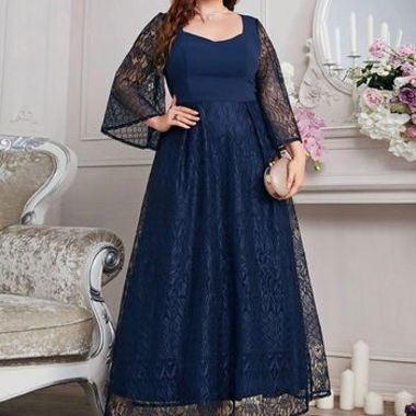 Blaues Abendkleid 