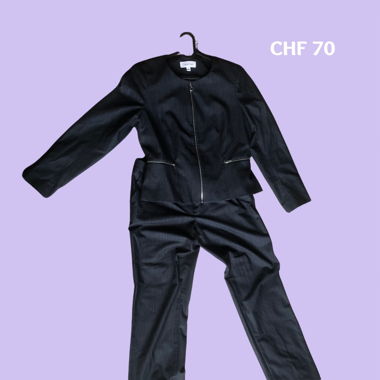 Dark-blue suit and trousers set
