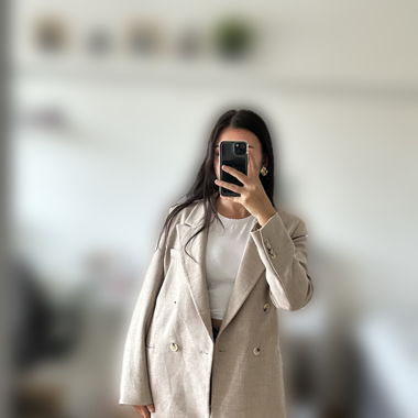 Blazer beige Zara 