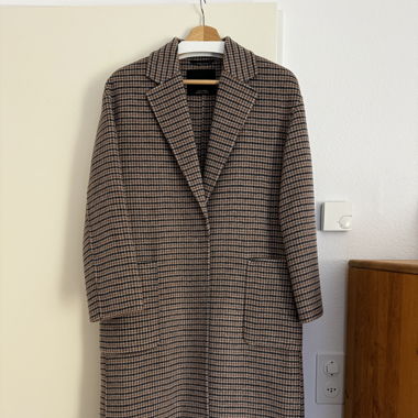 Massimo Dutti Wolle Mantel, oversized