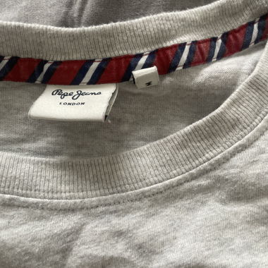 Pepe Jeans. T-Shirt Bianco. Cotone 