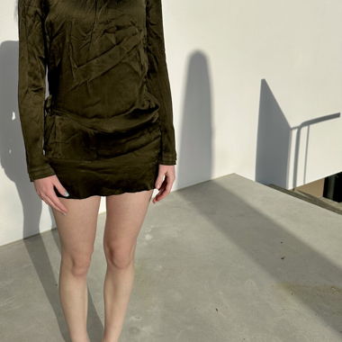 Robe courte en soie Diane von Furstenberg