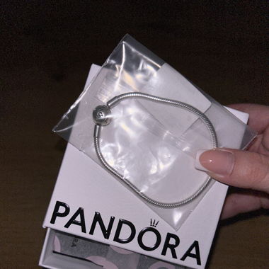 Bracelet Pandora avec fermoir boule lisse