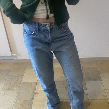 Hellblaue Baggy Jeans