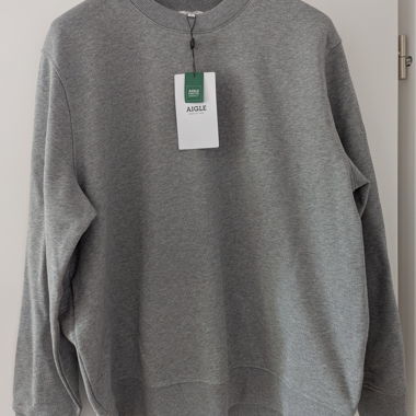 Sweatshirt Aigle gris XL neuf homme