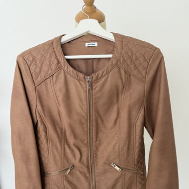 Giacca in ecopelle Pimkie M marrone