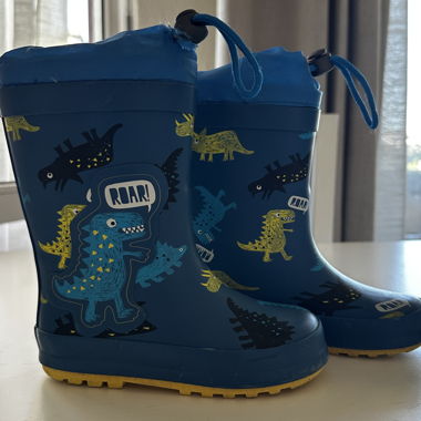 Bottes en caoutchouc pour enfants Dino