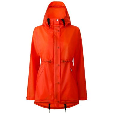 Orange Vinyl Regenjacke von Hunter