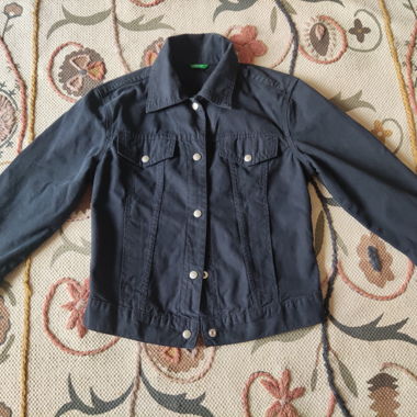 Navy blue Jeansjacke Benetton