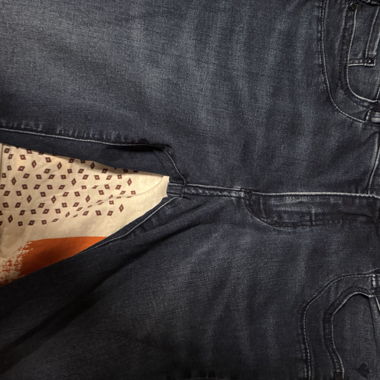 Dunkelblaue Jeans