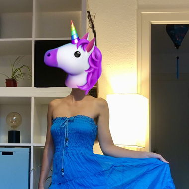 Robe bleue légère