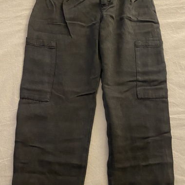 Schwarze Cargo Hose - Gr. 134
