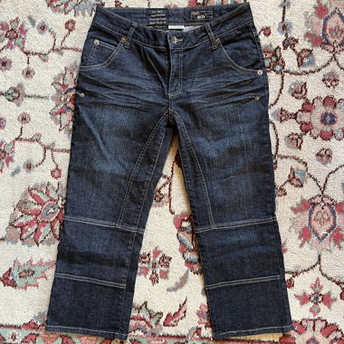 Jeans 3/4 blu scuro ROY
