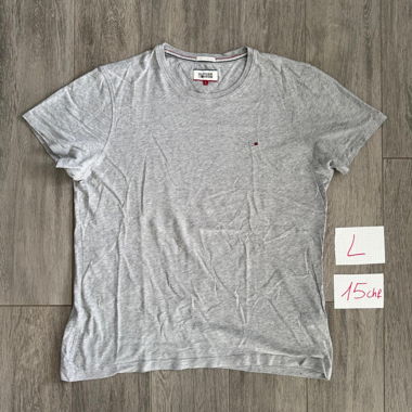 T‑shirt grigio Tommy Hilfiger taglia L
