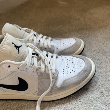 Nike Jordan Low Sneakers weiss/schwarz