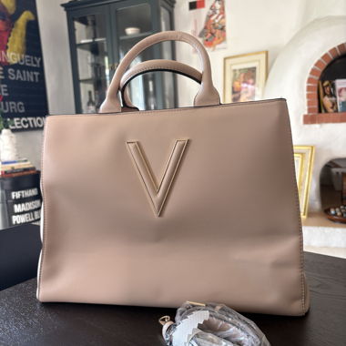 Borsa Mario Valentino rosa pallido con tracolla