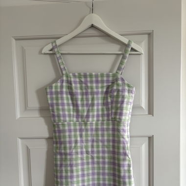 Minikleid Karomuster