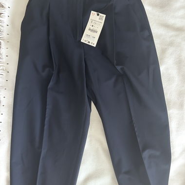 Pantalon de costume marine ZARA S 