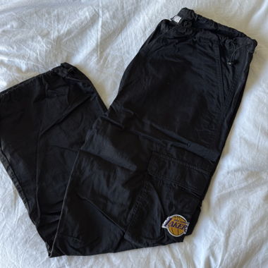 NBA LA Lakers schwarze Cargo-Hose