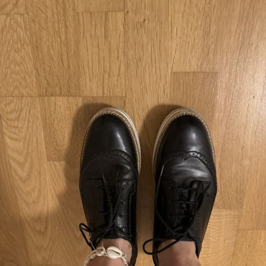Stradivarius Business Schuh mit Plateau 