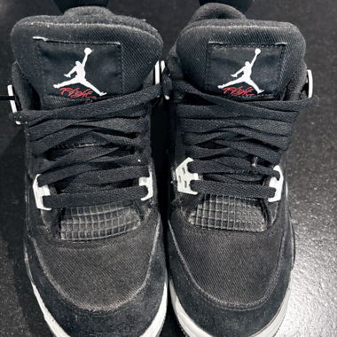 Air Jordan 4 “Black Canvas” (GS)
