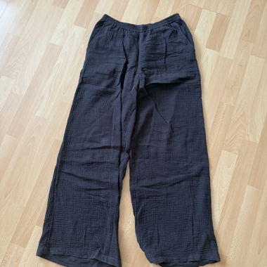 Pantaloni neri in cotone H&M