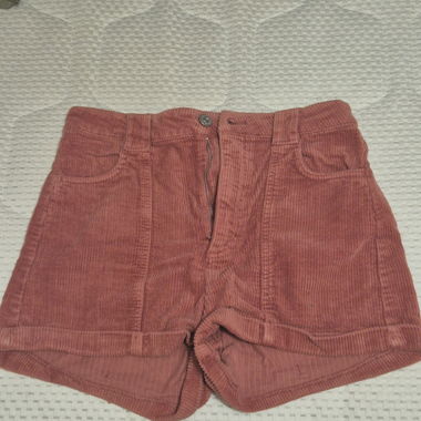 Short in velluto a coste