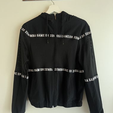 Zumba Kapuzenjacke schwarz