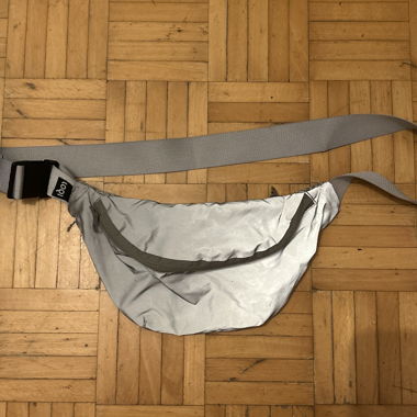 Sac banane gris