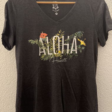 T-shirt Aloha Hawaii noir